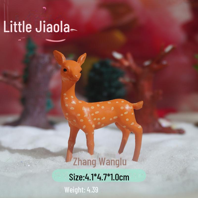 

Суккулентный горшечный орнамент в виде пятнистого оленя: Милое украшение из мха для микроландшафта для аквариумов и не только