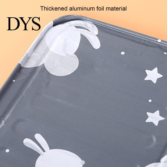 Stove Top Baffle Plate Cartoons Animal Print Grease Proof Aluminum Splatter Board Foil Gas Folding Cover for Kitchen Anti-Splatter Screen