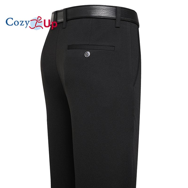 

Cozy Up Straight Pants Men Casual Long Pants Comfortable Thin Trousers Solid Color 29 чёрный