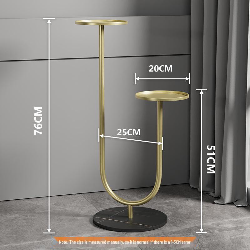 Moderno Semplice Porta Vasi a Più Strati da Pavimento per Decorazione Interna e da Balcone