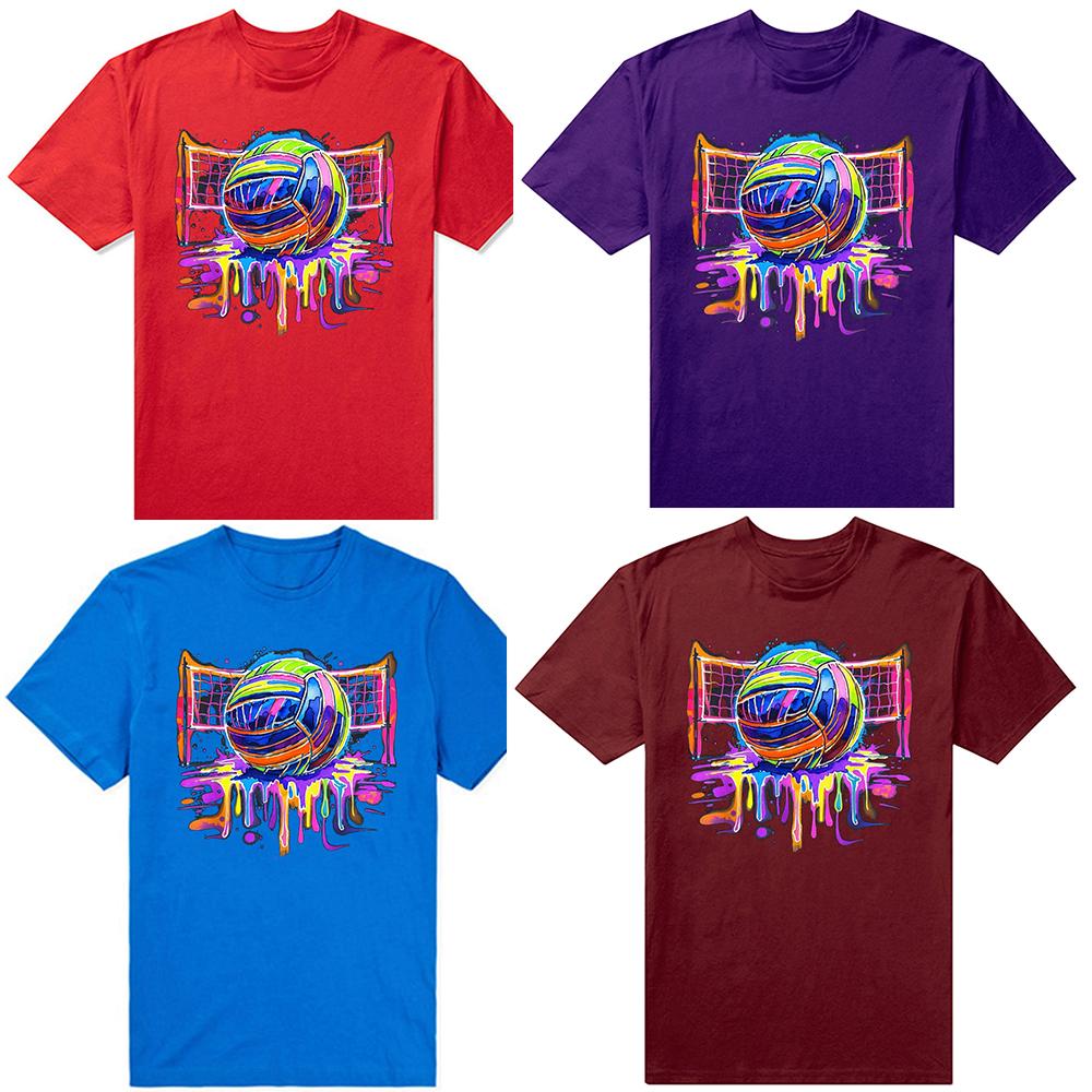 Funny Volleyball Game Day Sports Player 100% Cotton T-shirts Men Women Fashion Casual Tshirt Loose Oversized Streetwear T Shirt