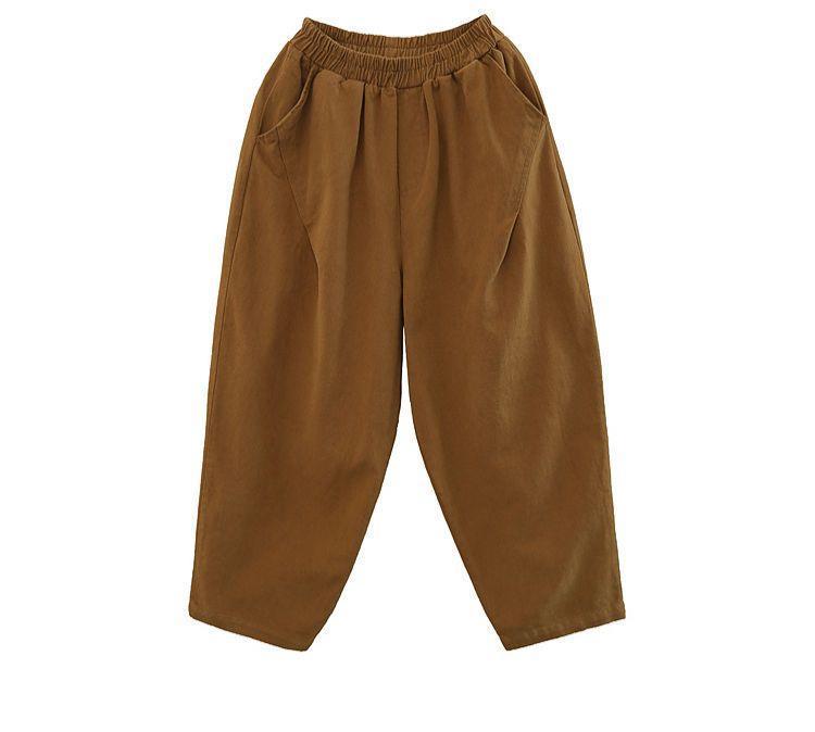 2026 Spring Women's Loose Harem Pants, Plus Size, Casual and Versatile, Original Artistic Design.