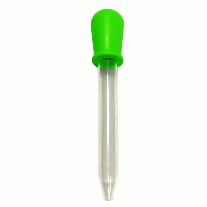 5/10Pcs 5Ml Small Silicone Plastic Pipette Dropper Feeding Medicine Liquid Eye Ear Pipette Dropper Lab Experiment Toys Gift