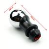 New chrome manual 5 speed car ABS shift knob for Peugeot 106 206 306 406 107 207 307 407 301 308 2008
