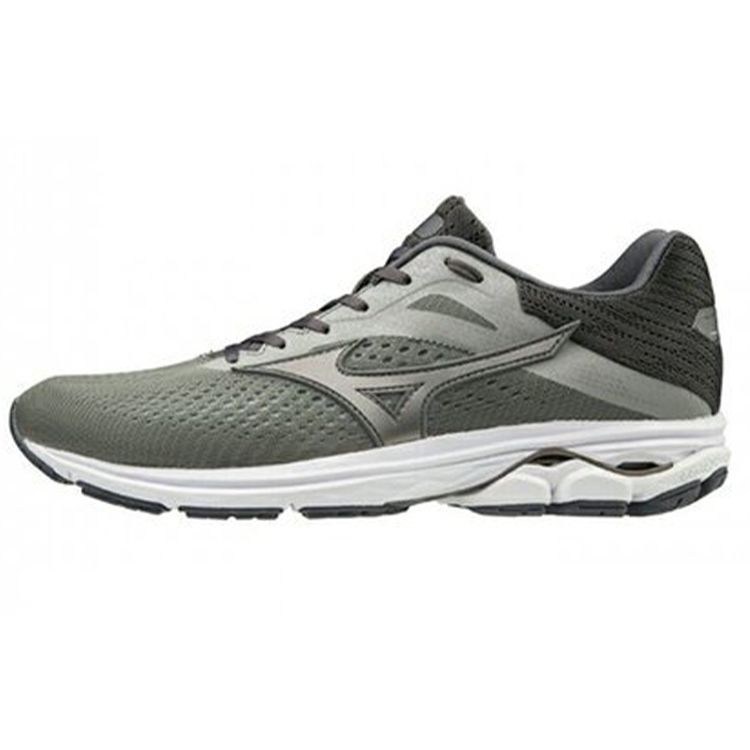 Mizuno Rider 23 Comfortable Mesh Cushioning Non-Slip Lightweight Low-Top Casual Running Shoes Unisex Sneaker Gray White J1GC190361
