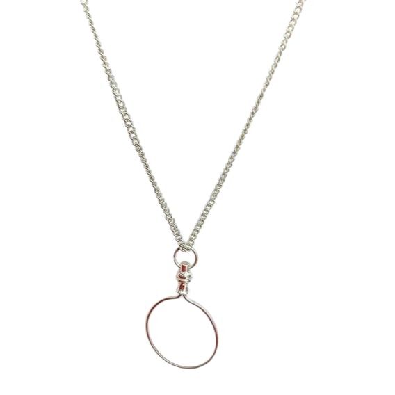 Stylish Pendant | Magnifying Glass | Magnifier Necklace Pendant | Optical Magnifier with Chain