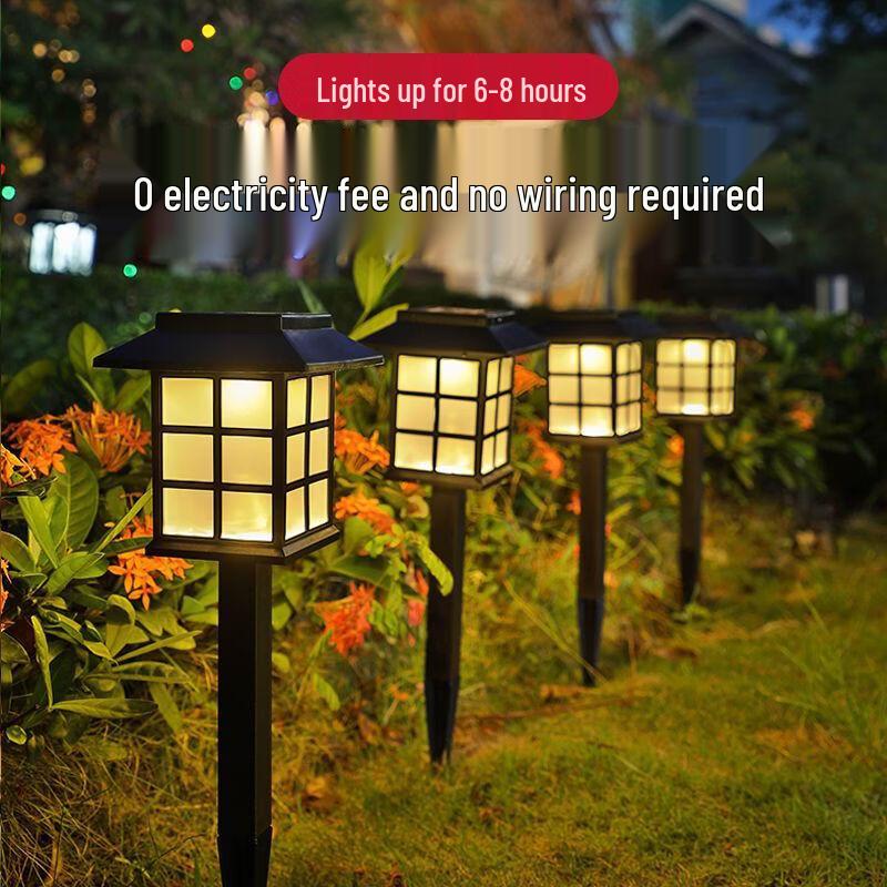 Li Shi Solar Powered Outdoor Flame Effect Landscape Lights