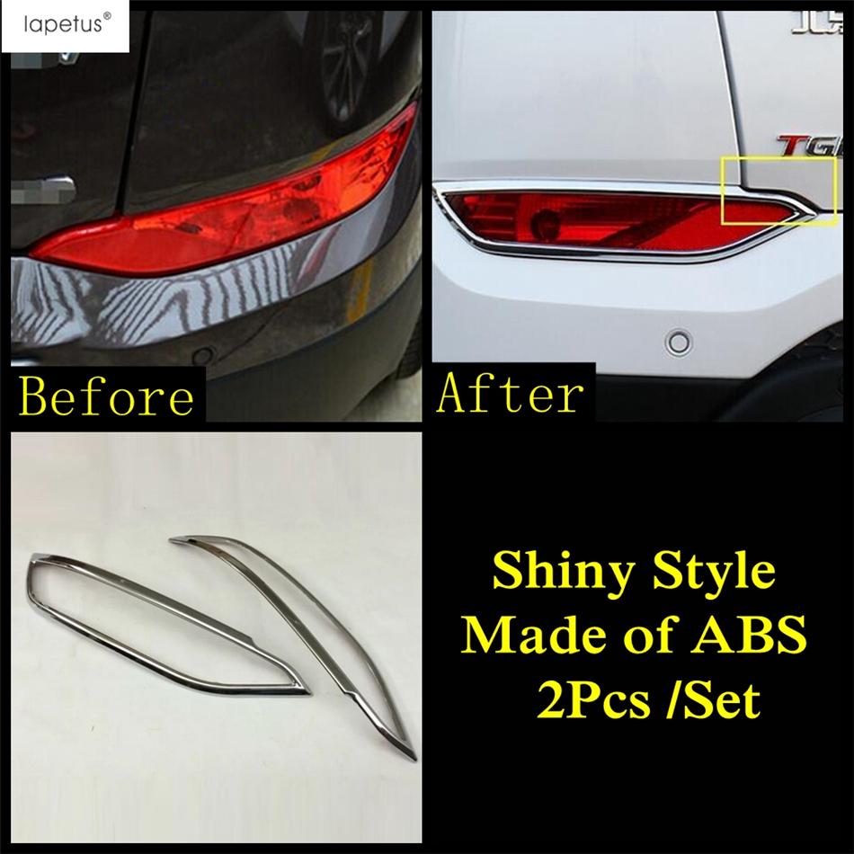 

Chrome Front Rear Head Tail Fog Light Lamp Eyelid Eyebrow Strip Cover Trim For Hyundai Tucson 2016 - 2018 Accessories Exterior Model C