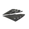 For Hyundai Sonata 2020-2023 Rear Side Vent Window Quarter Louver Cover Carbon Fiber