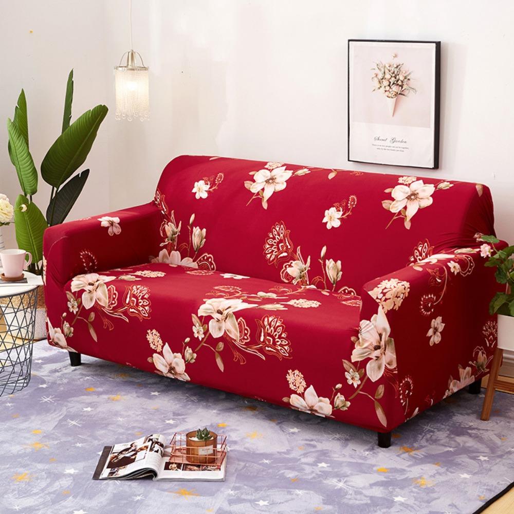 Universal Elastic Sofa Cover Full Protection Slipcouch Dustproof Stretchable Sofa Protector Luxury Style