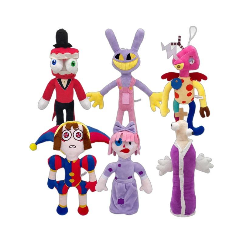 Niesamowity Cyfrowy Cyrk Królik Clown Pluszowa Lalka Zabawka Prezent dla Dzieci Pluszowa Lalka