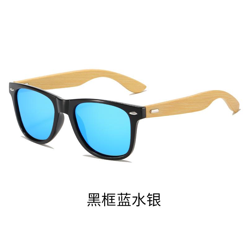 Gu Niu Ochrona Środowiska Handel Zagraniczny Moda Bambusowe Nóżki Okulary Przeciwsłoneczne Ręcznie Robione Nóżki Retro Kolor Zmieniające Okulary Kolor Paznokci Ryżowych Mężczyźni Kobiety