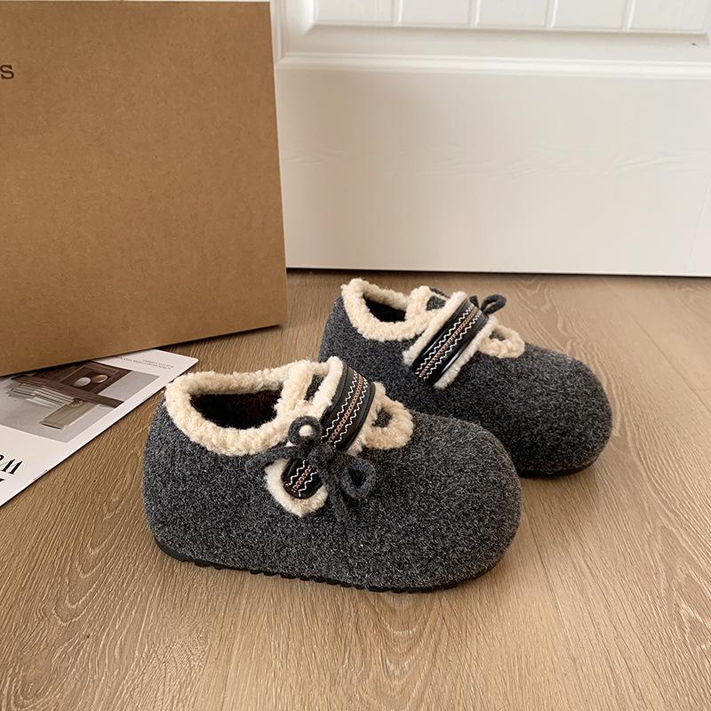 

Women s Fur One Thick Sole Winter Lightweight Warm Snow Boots Non-slip Wear-resistant Casual Sports Cotton Boots Fur Shoes 40 сірий колір