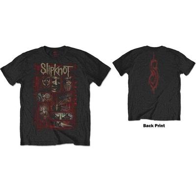 Slipknot Sketch Boxes T-Shirt Black New Unisex T-Shirt