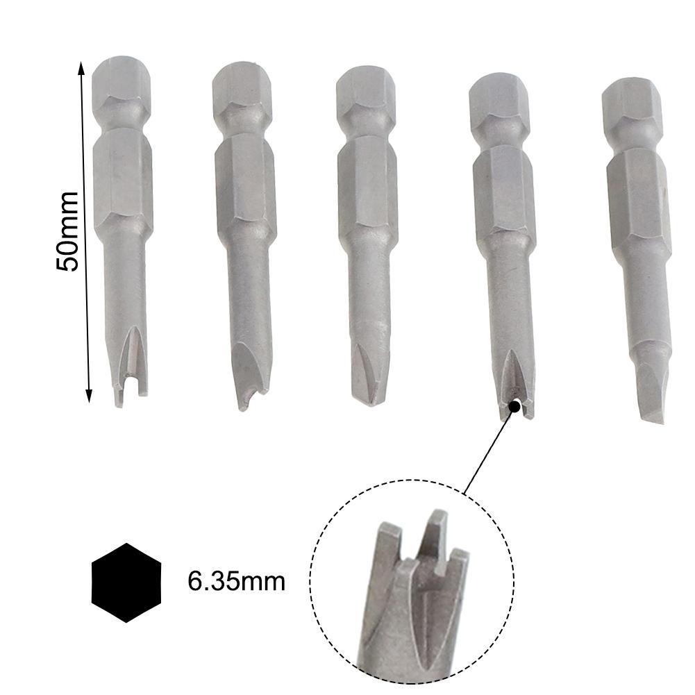 Screwdriver Bits Four Points Grey Inner Cross Screwdriver