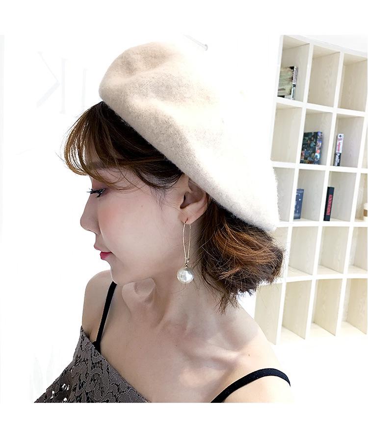Punk Earring Personality Temperament Wild Simple Pearl Long Ladies Earrings Sales Earrings
