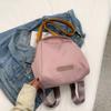 Mammaveske Ryggsekk Reise Liten Ryggsekk Ensfarvet Skulderveske Messenger Bag
