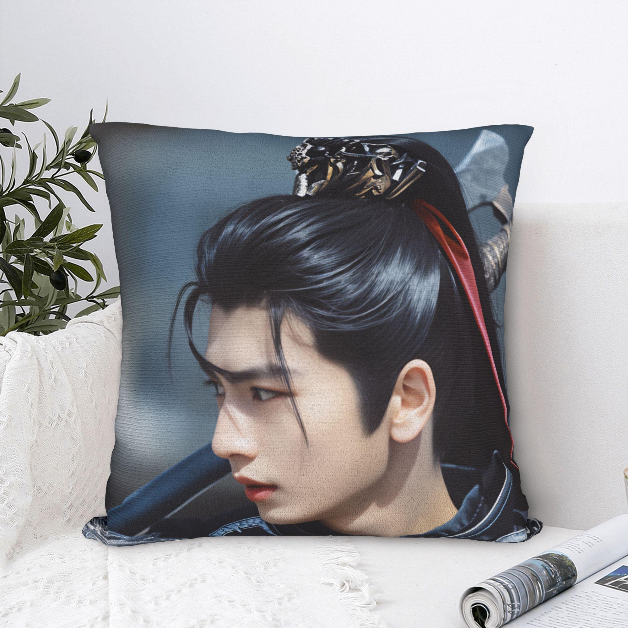 Annier Unisex Tv Series Pursuit Of Jade Xie Zheng Zhang Linghe Pillow Cover Print Cushion Cover Pillow Case For Sofa Couch Bed Living Room