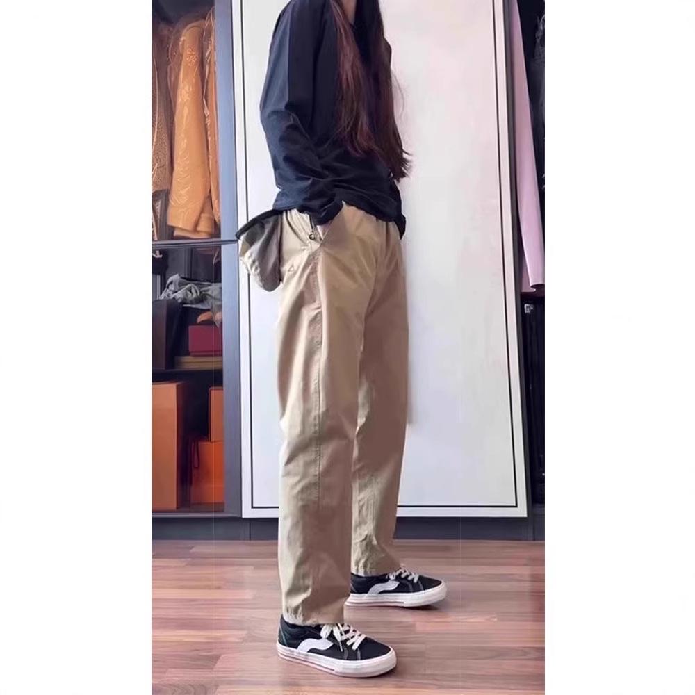 

Функциональные зауженные рабочие брюки с белой этикеткой M хаки