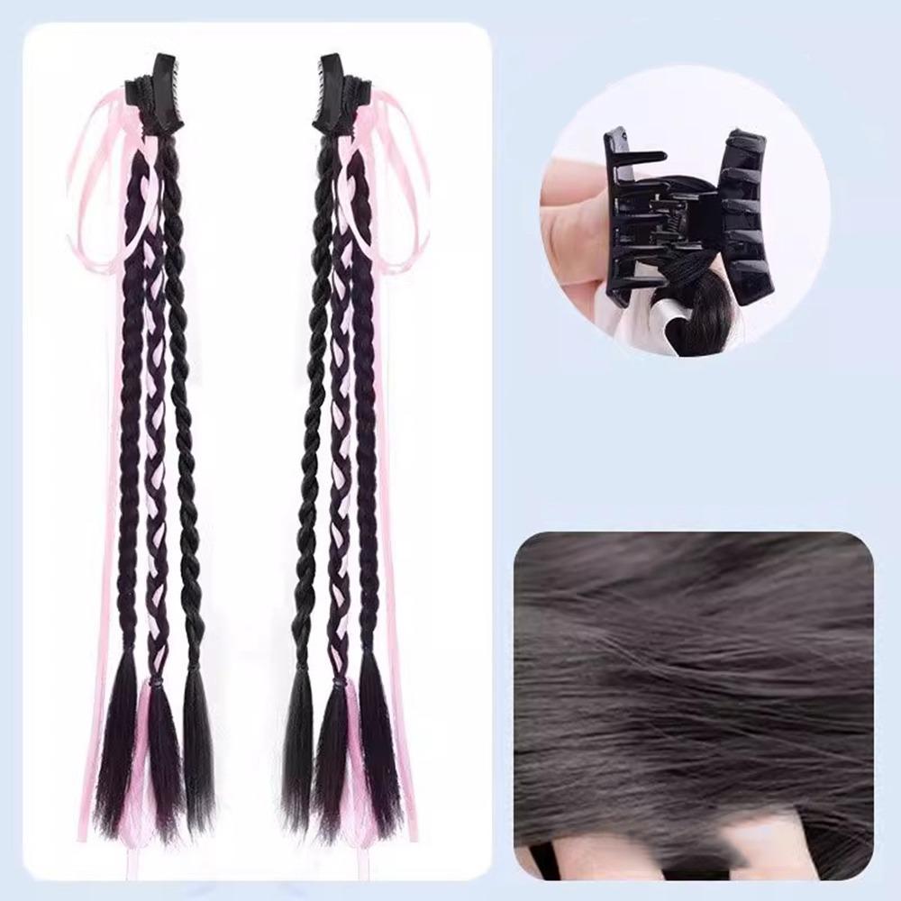 1Pairs Easy to braid Boxing Braids Heat Resistant Synthetic Fiber Cable Knit Long Hair