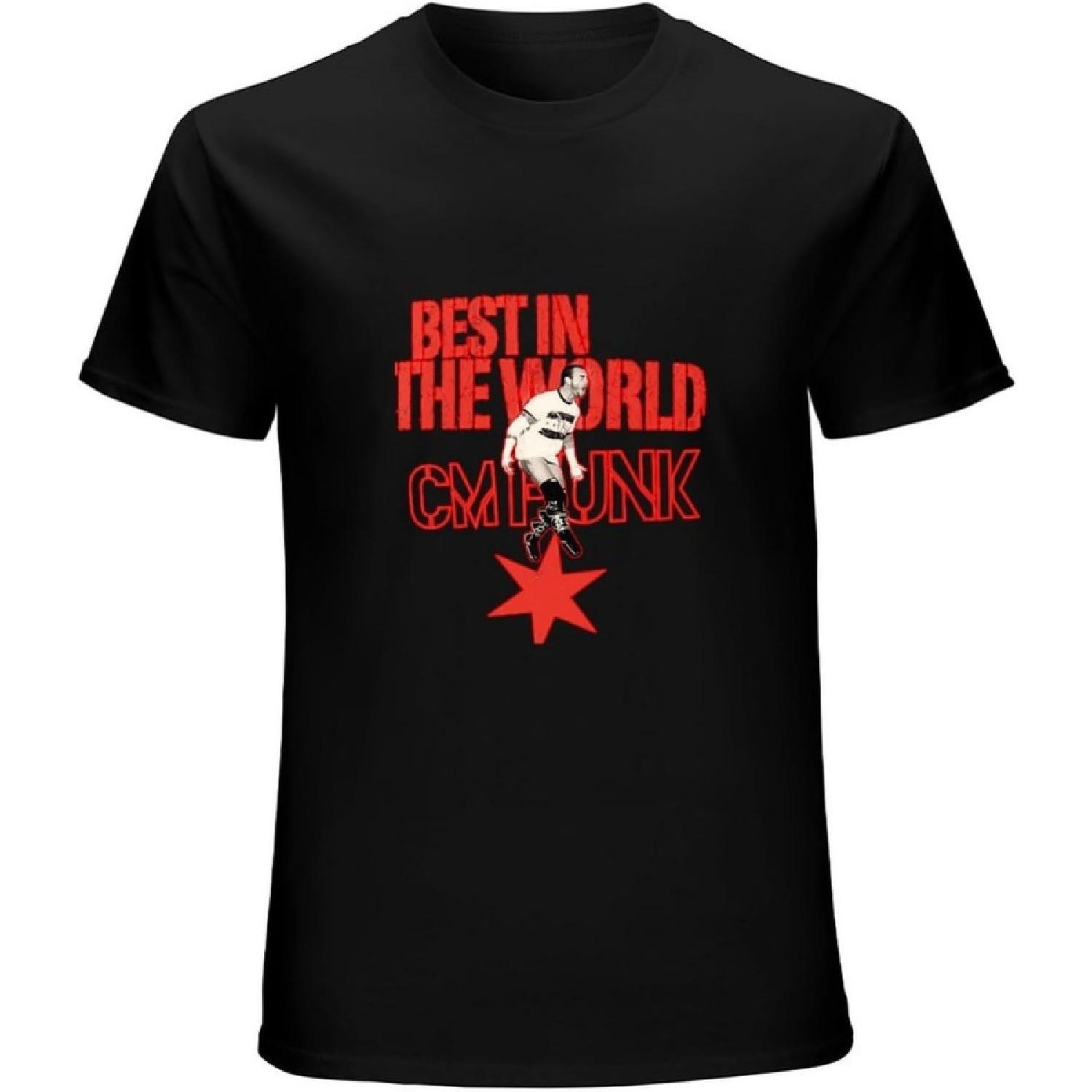 

Best in The World Cm Punk Mens Cotton Tshirt XXXXXL різнокольоровий
