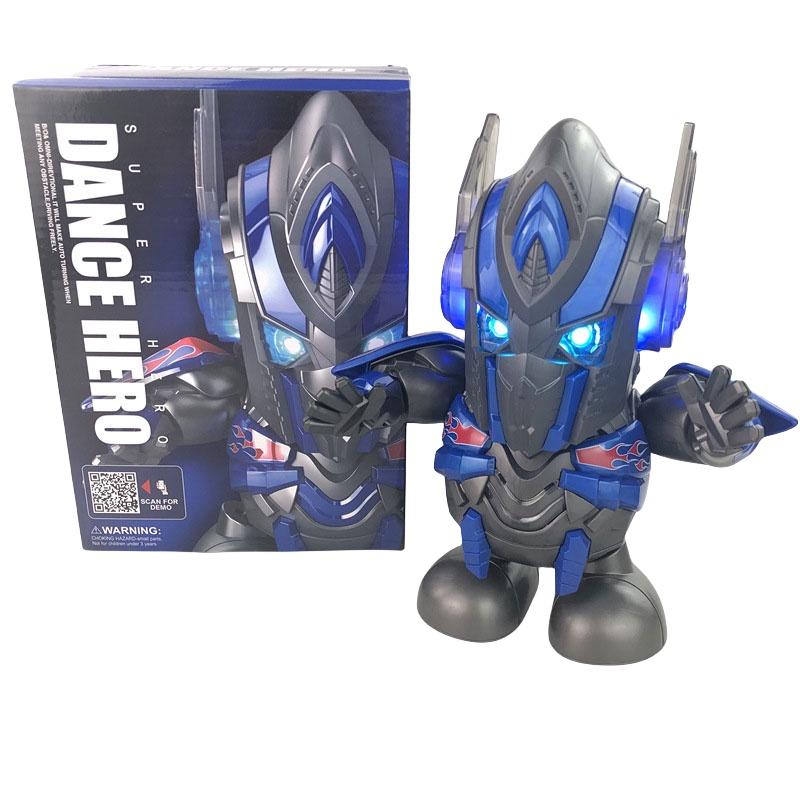 Dance Hero Bumblebee Batman Spiderman Optimus Prime Electric Robot Toy For Kids