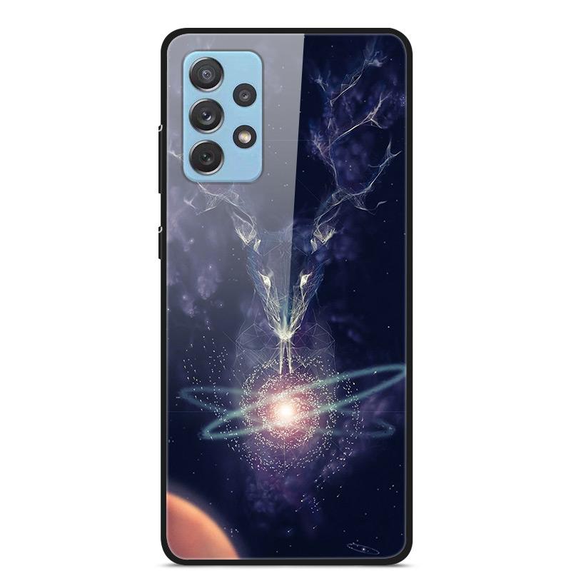 

Tempered Glass Phone Cases for Samsung Galaxy A32 4G 5G Hard PC Fundas Back Covers for Galaxy A52 A52s A72 Shells Capa A 32 52 S Galaxy A52 A52s