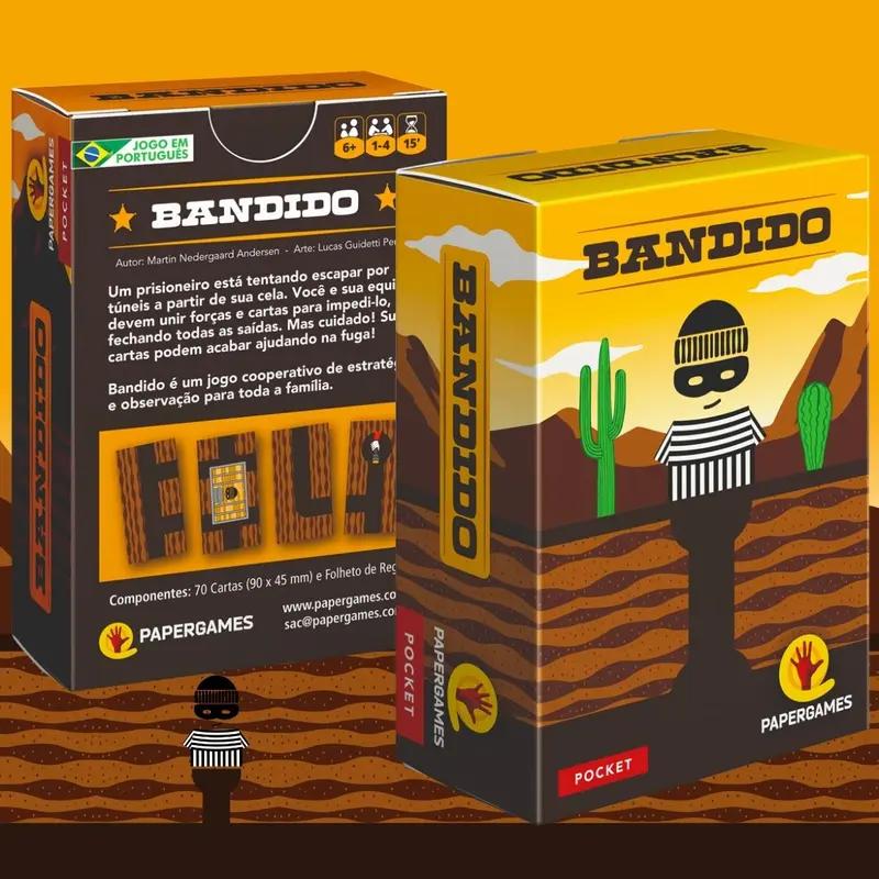 Portable Bandida Card Game: Travel Friendly Strategy Board Game, Cooperative Puzzle For 1-4 Players, Fun Family Party Game