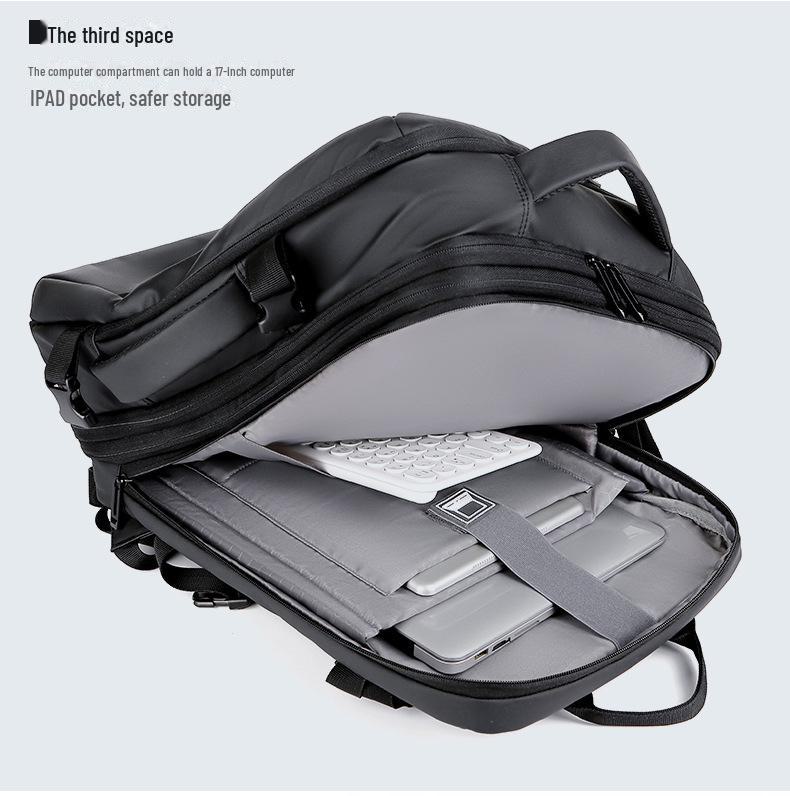 Špičkový vodotěsný batoh pro podnikání, cestování a dojíždění - Unisex módní design pro notebooky a běžné nošení