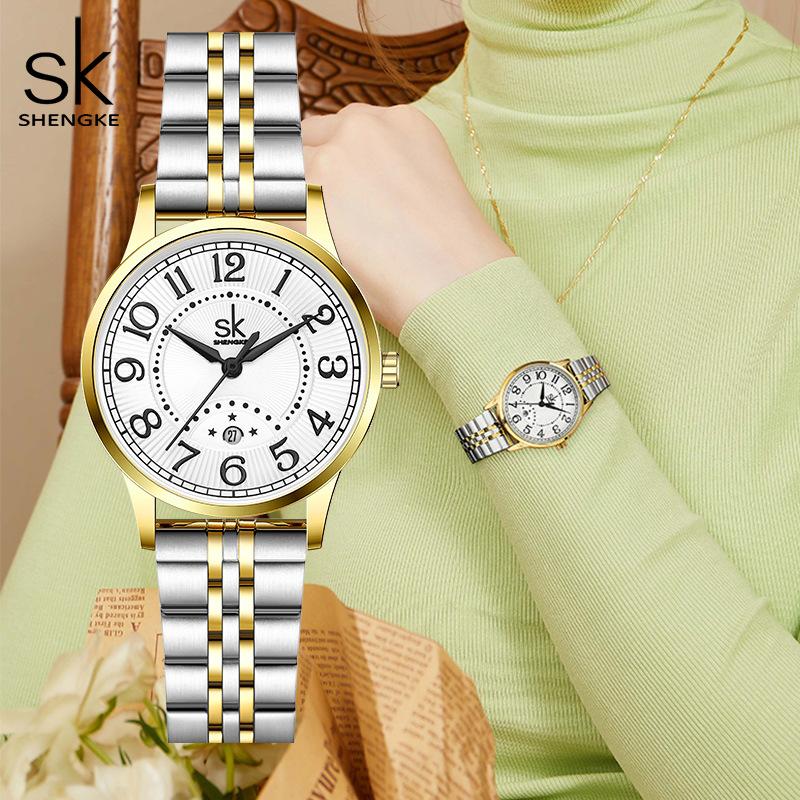 Ladies Watch Women'S High-Value Business Women'S Watch Calendar Waterproof High-End Watch Women'S 0200