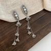 Elegant Turquoise Tassel Bell Hair Clip Vintage Chinese Style Hair Accessories  Bride