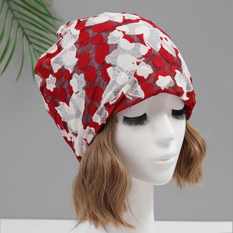 

Тонкая шапка, женская шапка-пуловер, кружевной головной убор, шапка для родов, шапка-стопка, шапка-платок можно использовать как шарф. One Size бордовый