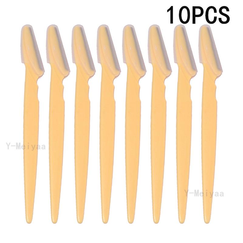 5/10/50Pcs Eyebrow Trimmer Makeup Tools Safe Eye Brow Razor Face Body Hair Removal Shaver Blades Woman Eyebrows Shaping Knife