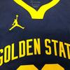 Jordan NBA Warriors Curry No. 30 Basketball Jersey Men Tops Blue DQ0147-421
