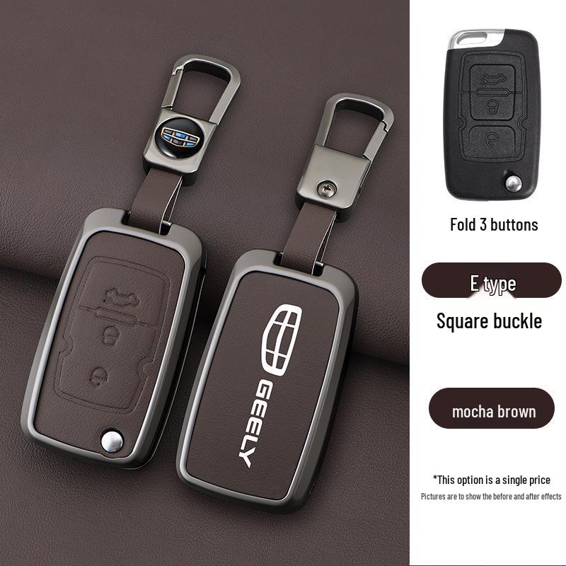 Geely E Model Leather Car Key Holder