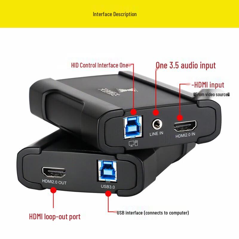 TCHD Video UB5704K Live Streaming Audio Video Capture Card