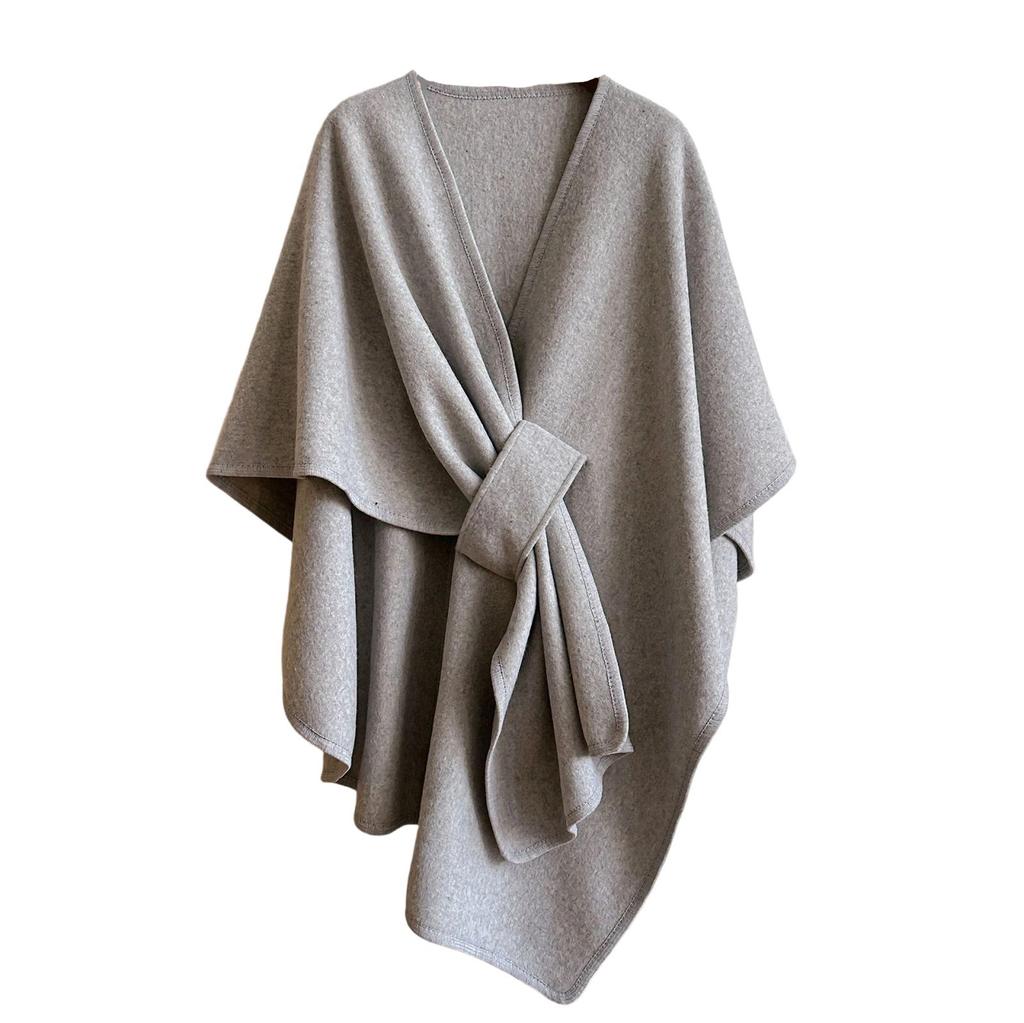 Faux Wool Shawl Wrap Unisex Cold Weather Essential Soft Warm Scarf Easy To Clean