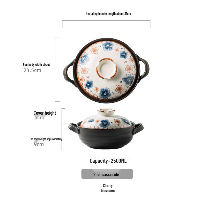 ZMR High-Temperature Ceramic Stew Pot