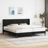Bed Frame with Headboard Black 180 x 200 cm Velvet
