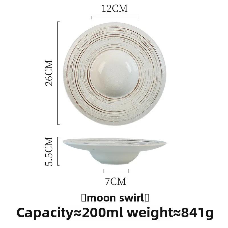 Bulk Italian Hat Plate for Restaurants, Commercial Pasta Salad Dish Set, Vintage Ceramic Sushi Plate Bundle