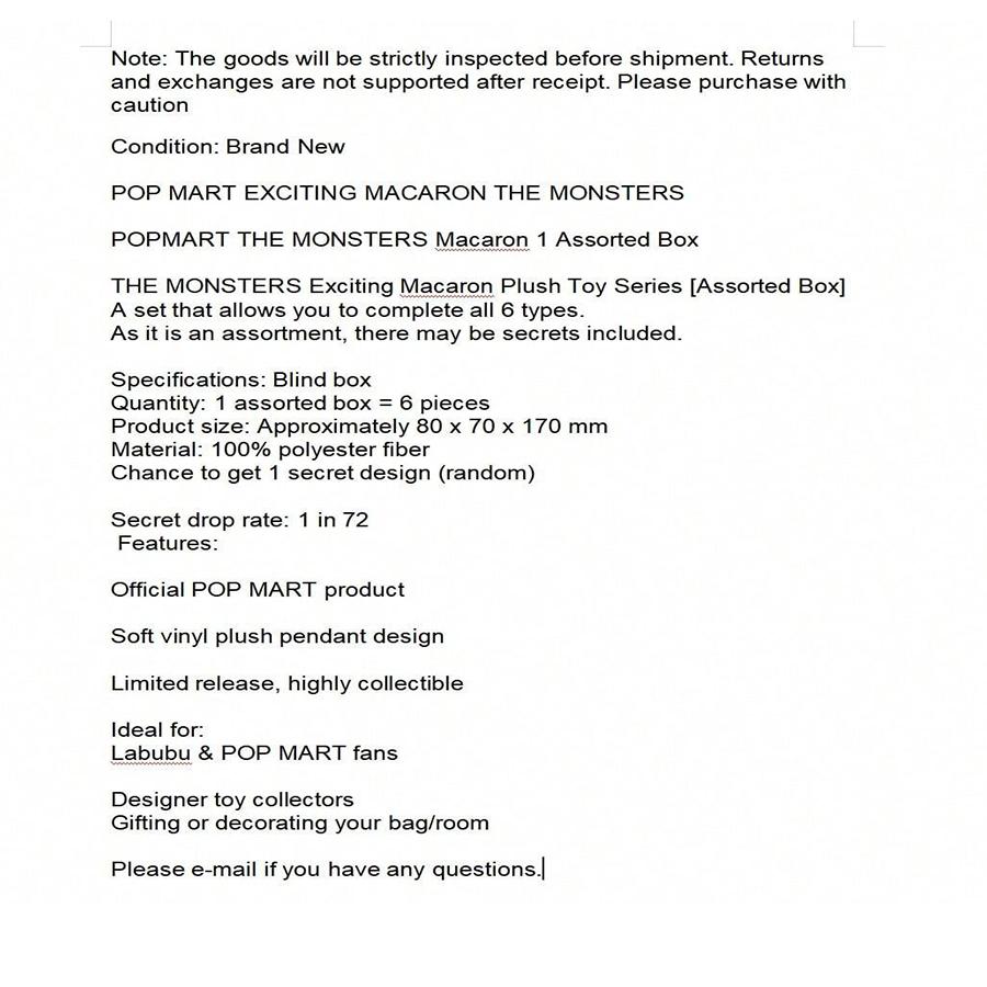 Pop Mart Labubu The Monsters Have a Seat Plush Sealed Case Whole Box - Authentic