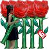 148cm Valentinstag Riesen-Rote-Rose-Ballon Romantische Rosenblüten-förmige Folienballons für Hochzeitstag-Party-Dekoration