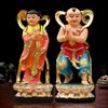 30cm  Statues Home Offerings of Figures Feng Shui Ornaments Home Decoration Accessories Golden Boy and Jade Girl Buddha Statue
