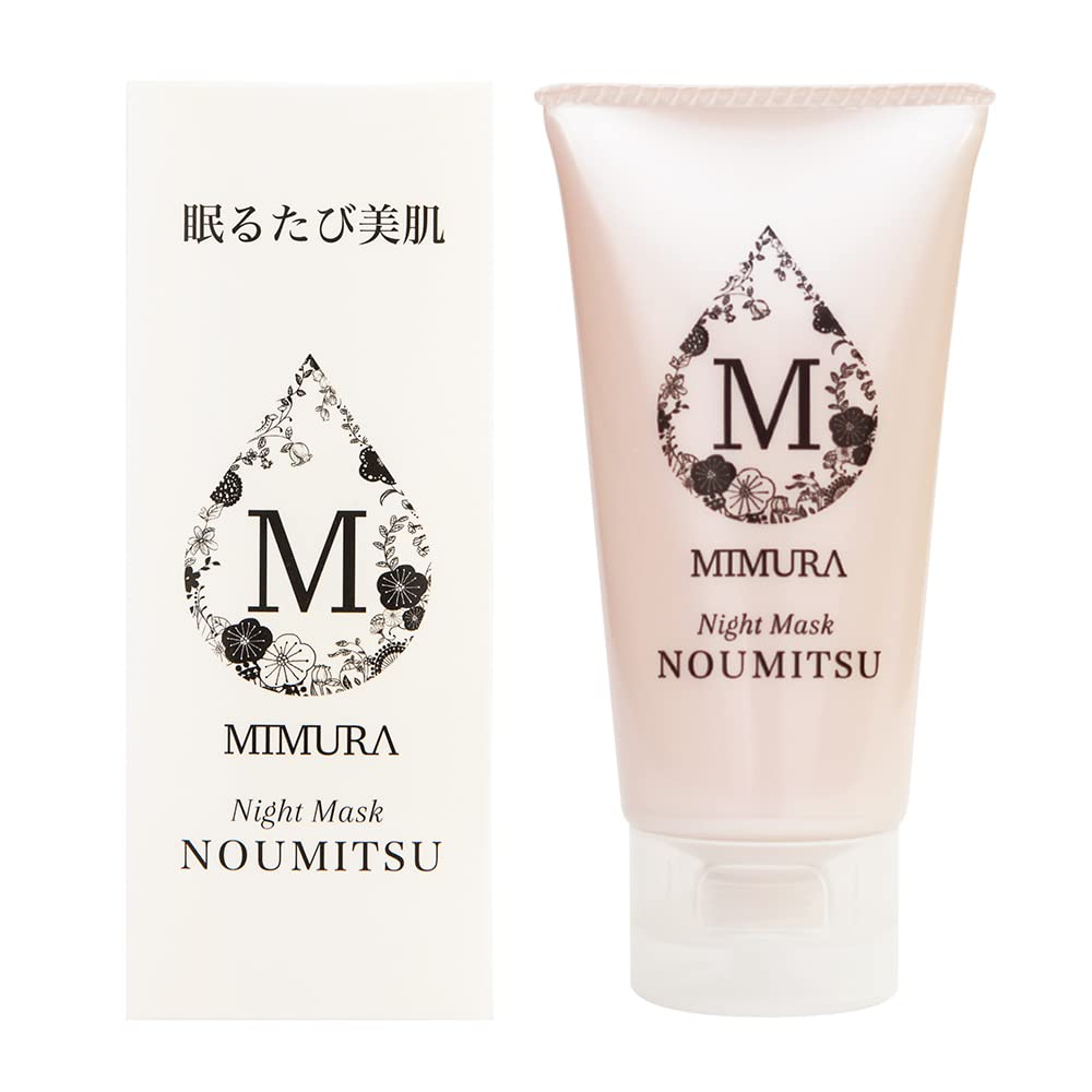 

MIMURA [Night Mask NOUMITSU 48g] Night Cream Sleeping Mask Anti-aging Dry Skin Moisturizing Face Astaxanthin Hyaluronic Acid Made in Japan