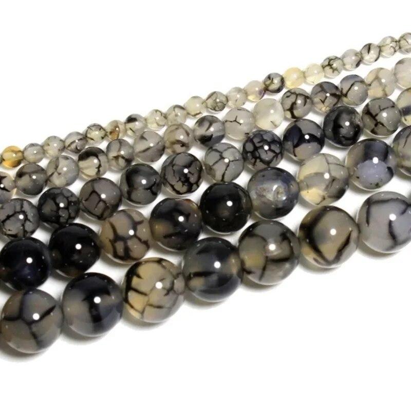 Dragon Stone  Loose Beads Natural Gemstone Smooth Round for Jewelry Making