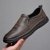 Ретро Penny Loafer Натуральна коров'яча шкіра Класичні туфлі Шиття Зручні чоловічі повсякденні слипони Клубне взуття для вечірок Весна Літо