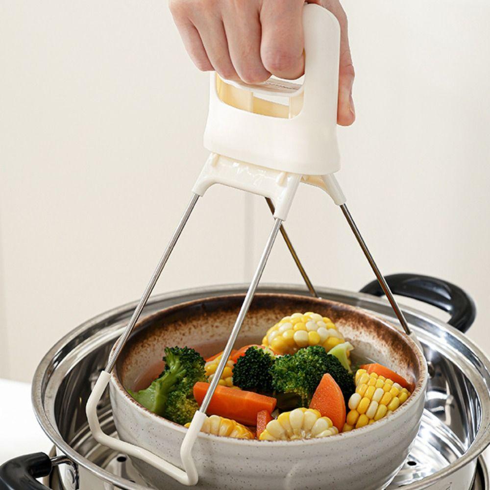 Creative Anti-hot Bowl Plate Clips Non-Slip Hot Bowl Gripper Dish Lifter Clamp Food Preparation
