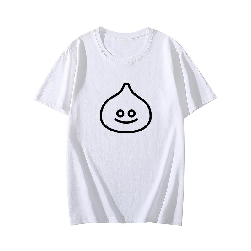 2025 Nové Letní Ležérní Tričko s Krátkým Rukávem Potisk Bavlna Běžný Střih Kulatý Výstřih Prodyšné Volné Unisex Tričko Pánské Dámské Oblečení