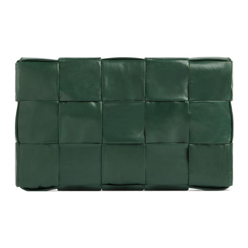 Bottega Veneta CASSETTE Cow Leather Shoulder Bag, Crossbody Bag Medium Men's Rain Tree Green 667298VCQ713061