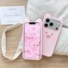 Cartoon Pig Snot Blush Anti-fall Phone Case for iPhone 14/13/12/ProMax 17/16/15